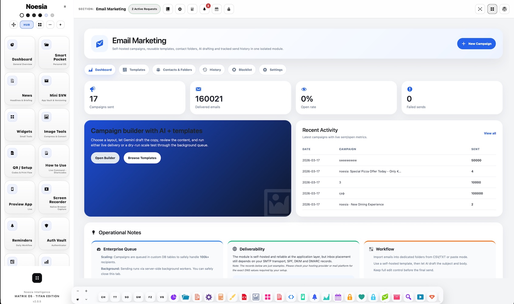 Template library screenshot