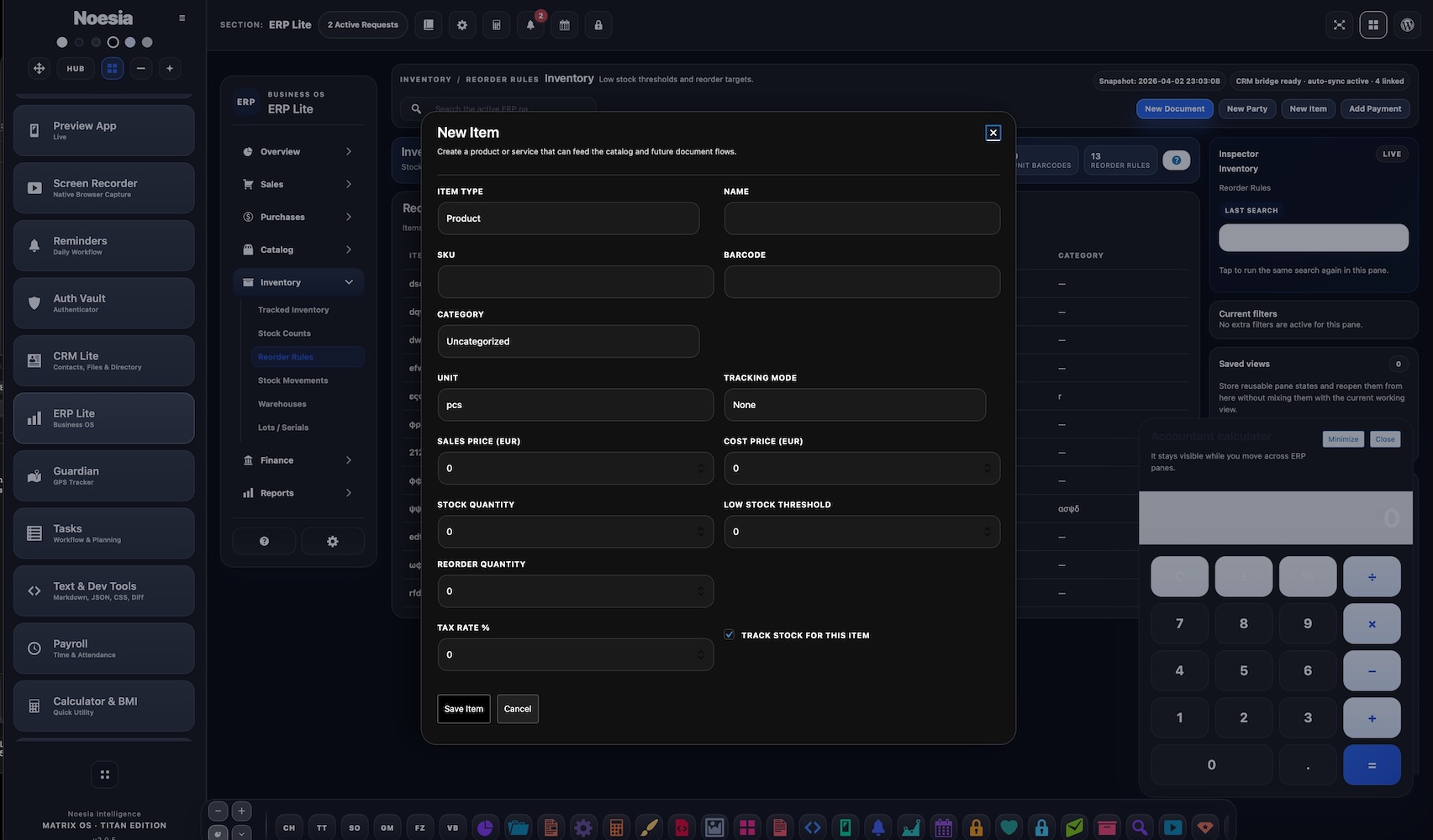ERP Lite screenshot 3