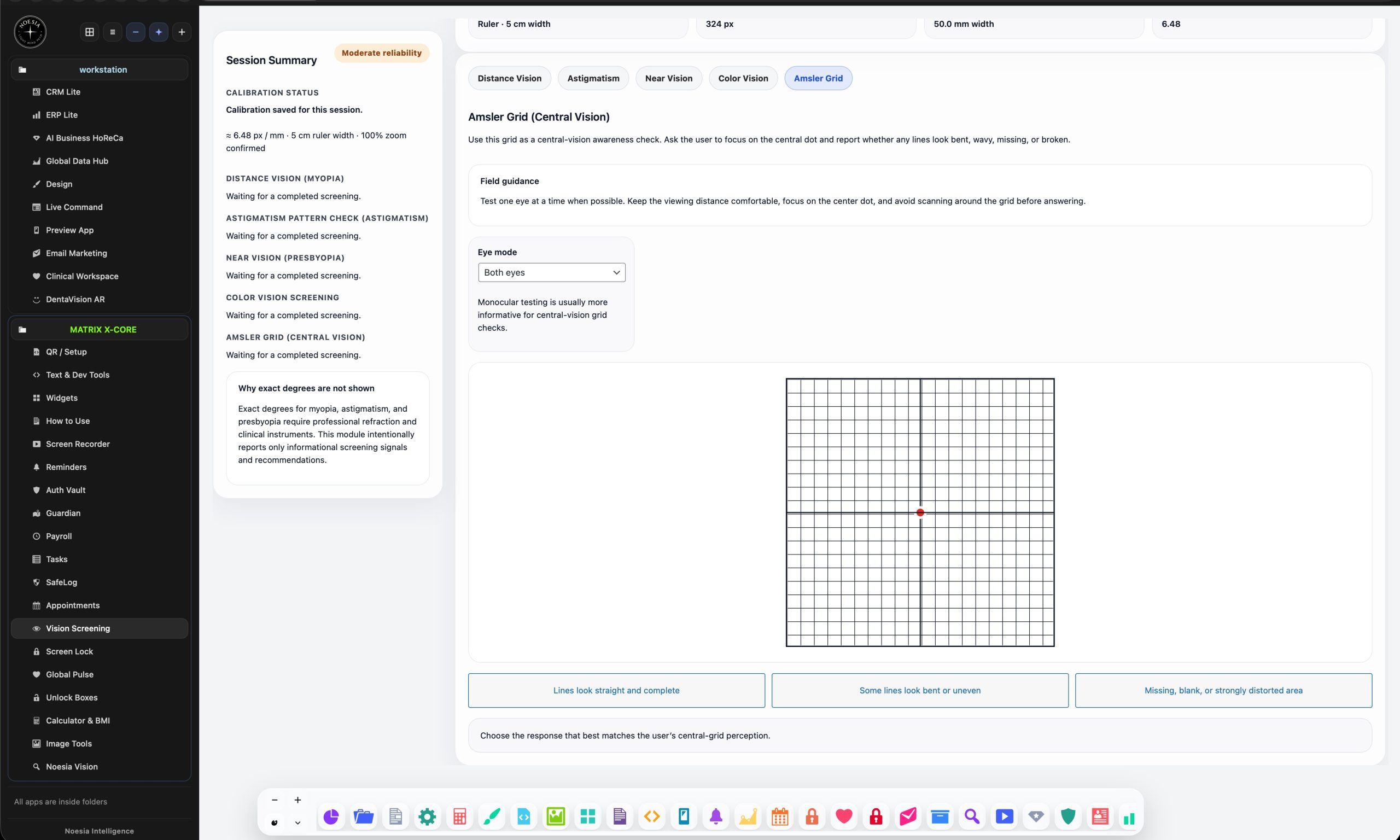 Vision Screening workflow screenshot 6