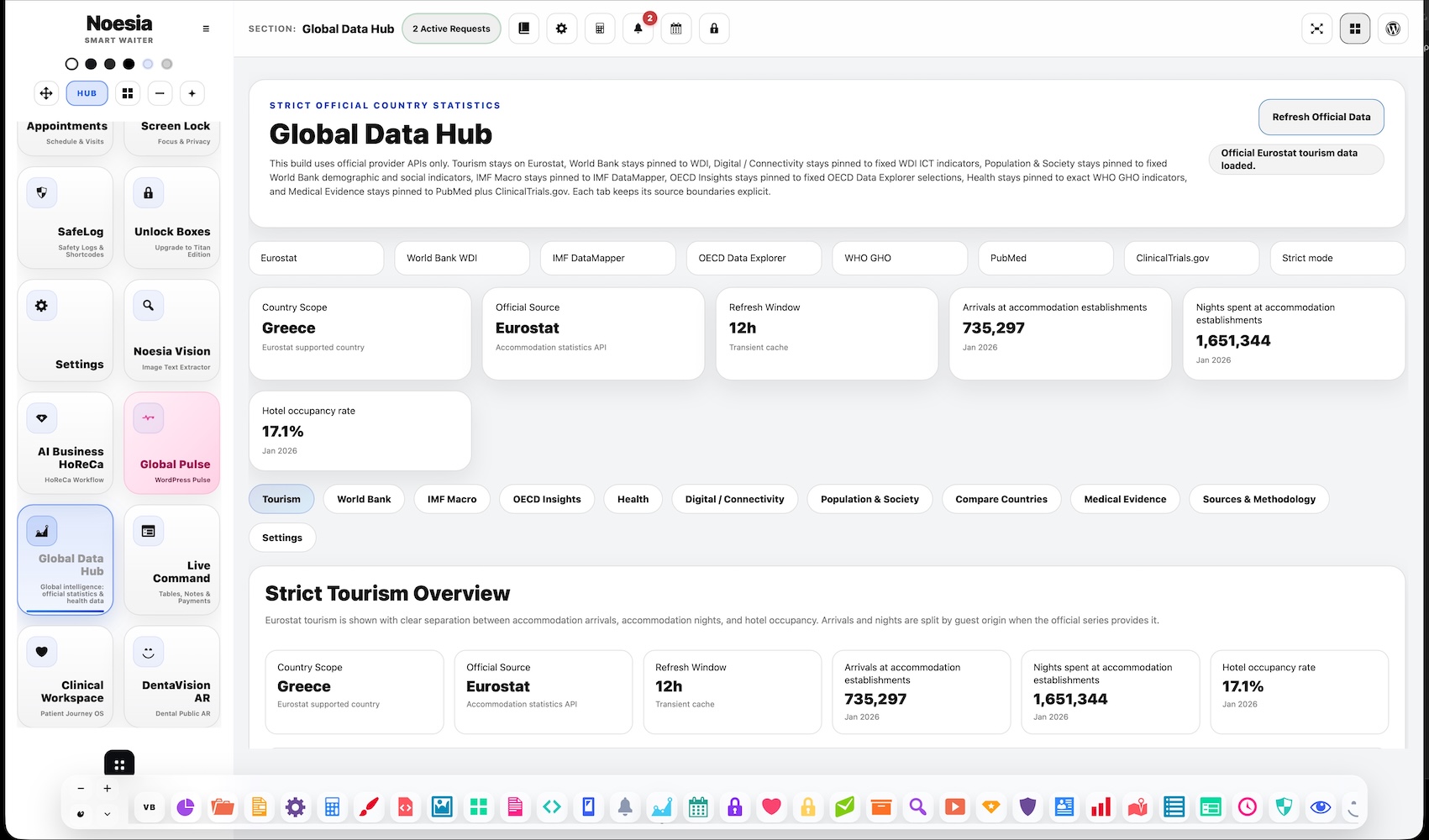 Global Data Hub settings thumbnail