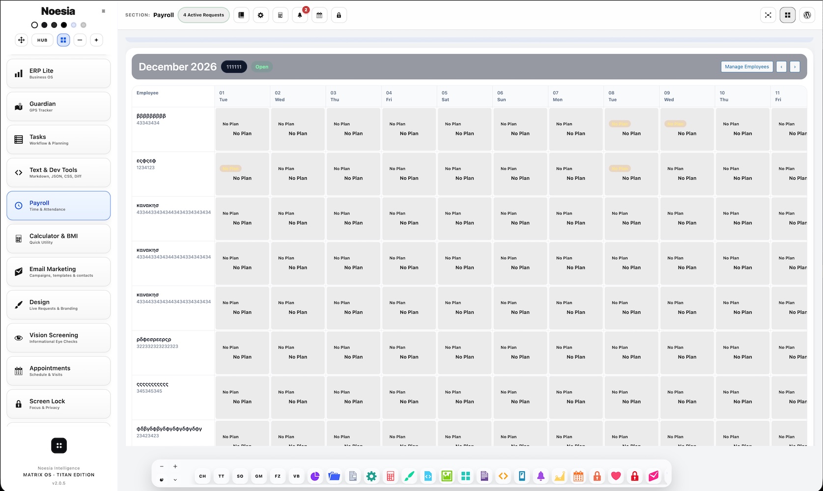 Payroll queue and sync screenshot