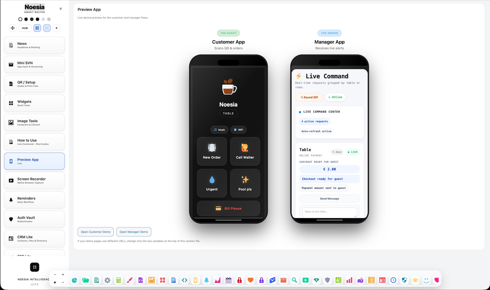 Preview Mode control thumbnail