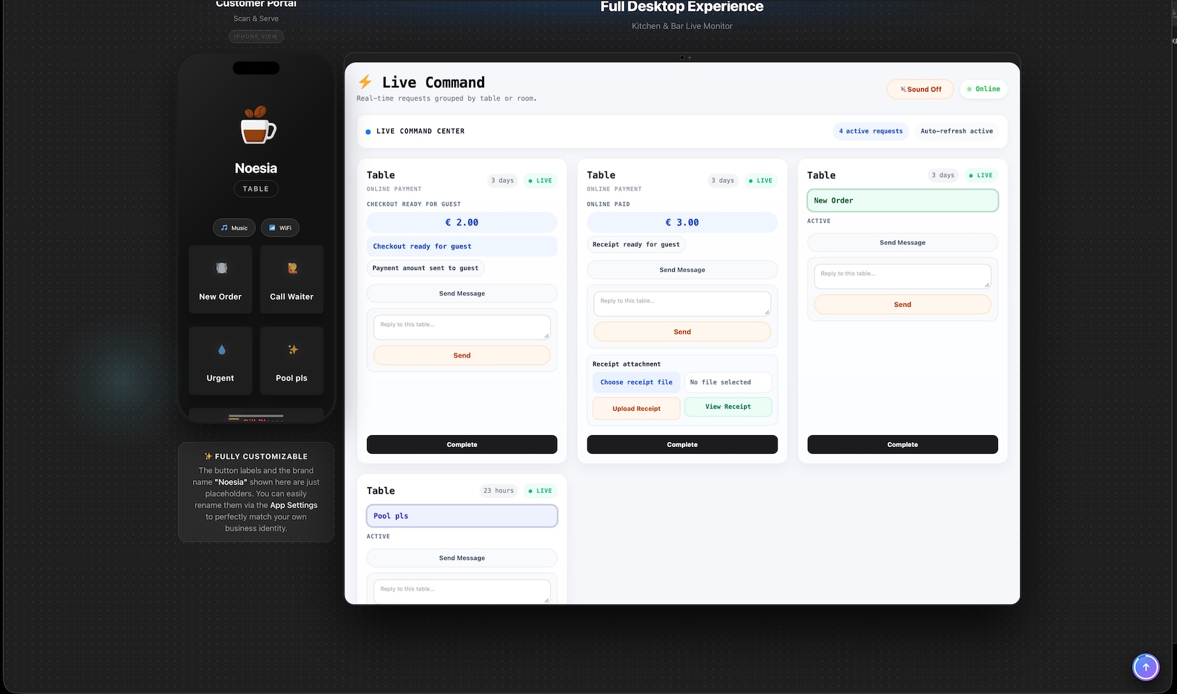 Preview Mode staff screen thumbnail