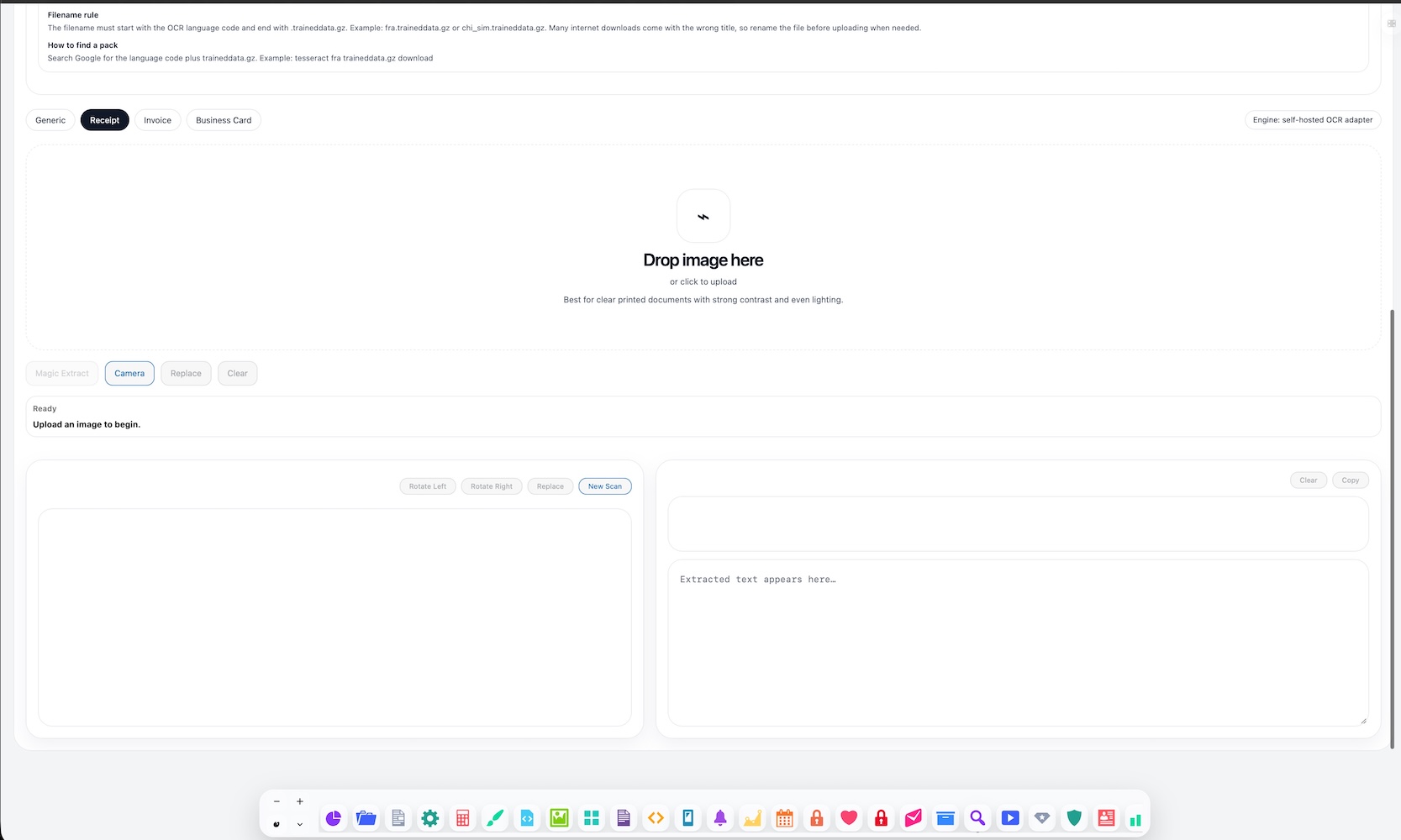 Noesia Vision OCR screenshot