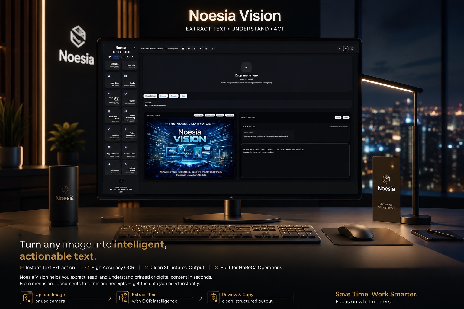 Noesia Vision | The Noesia Matrix 8 Noesia Vision Image to Text Interface