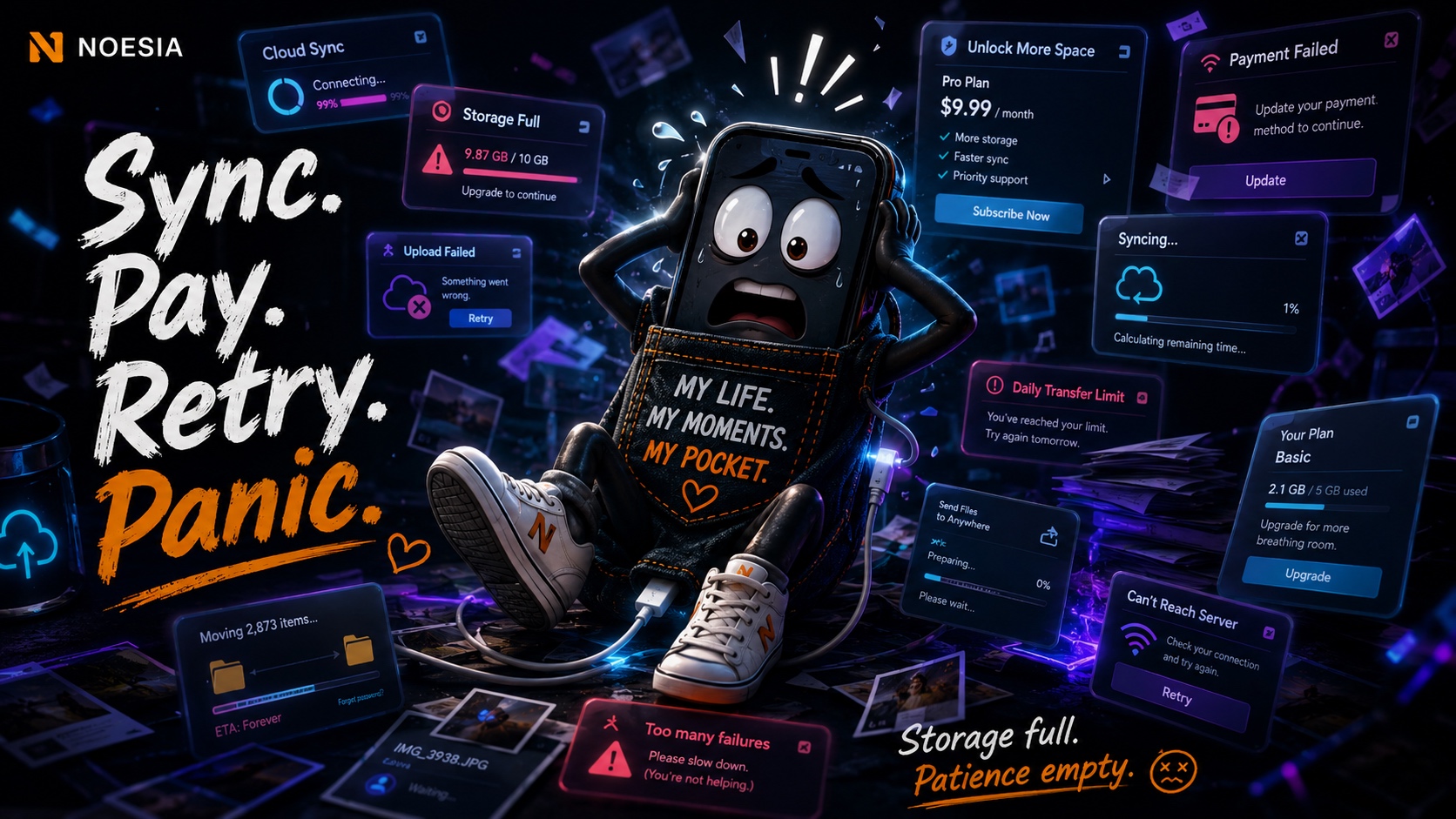 Noesia Smart Pocket from another planet visual