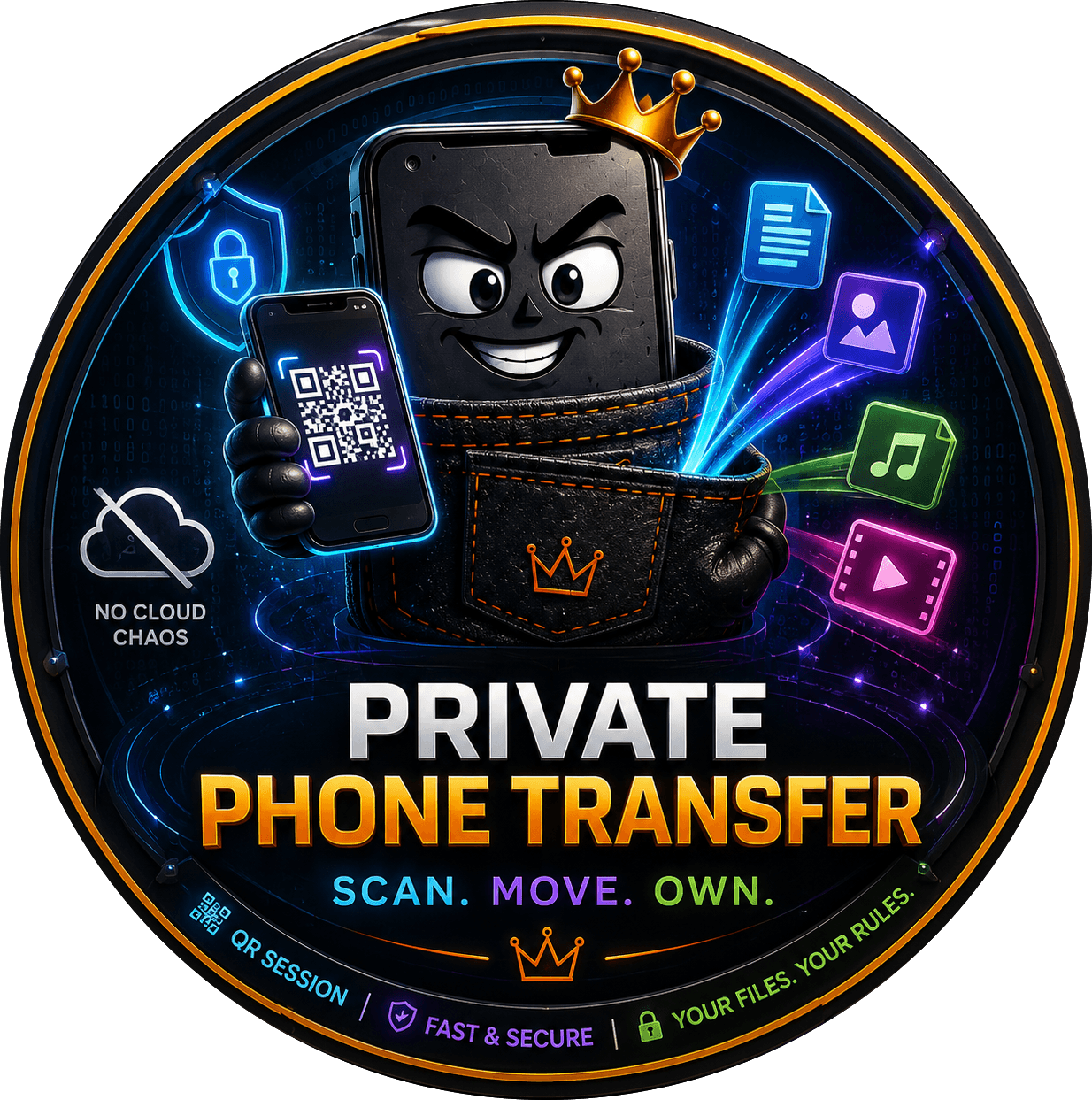 Smart Pocket. Your private media and transfer command center 1 Private phone transfer