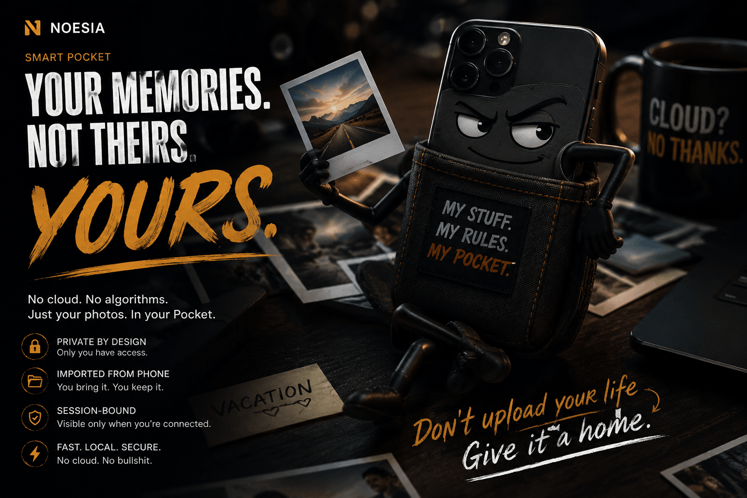 Smart Pocket. Your private media and transfer command center 17 Photos gallery in Smart Pocket