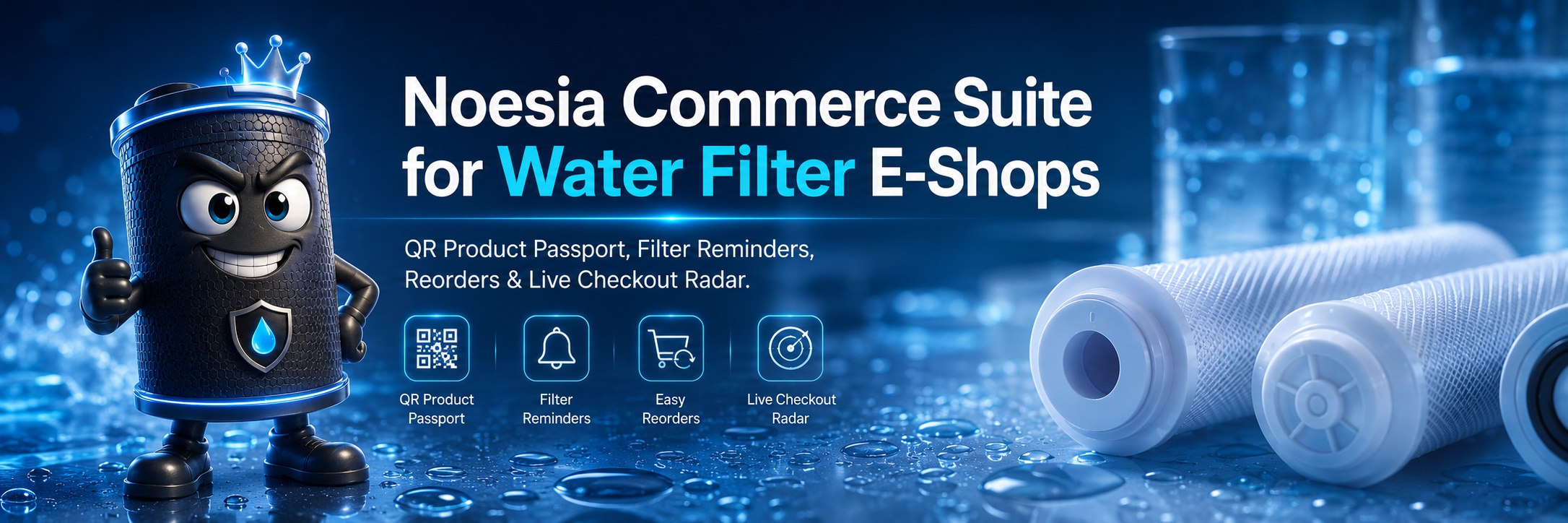 Noesia Commerce Suite for water filter e-shops